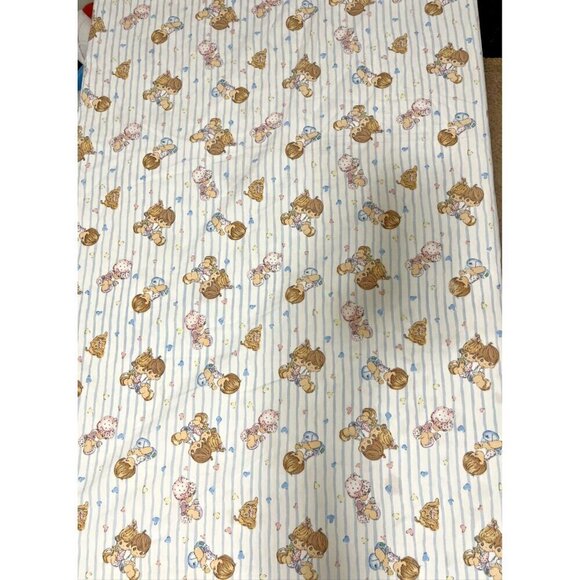 Precious Moments Fitted Crib Bedding Sheet Nursery Decor Vintage - Picture 1 of 8